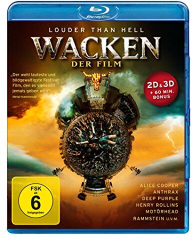 Norbert Heitker - Wacken - Der Film (inkl. 2D-Version) [Blu-ray] - Preis vom 14.10.2026 23:07:16 h