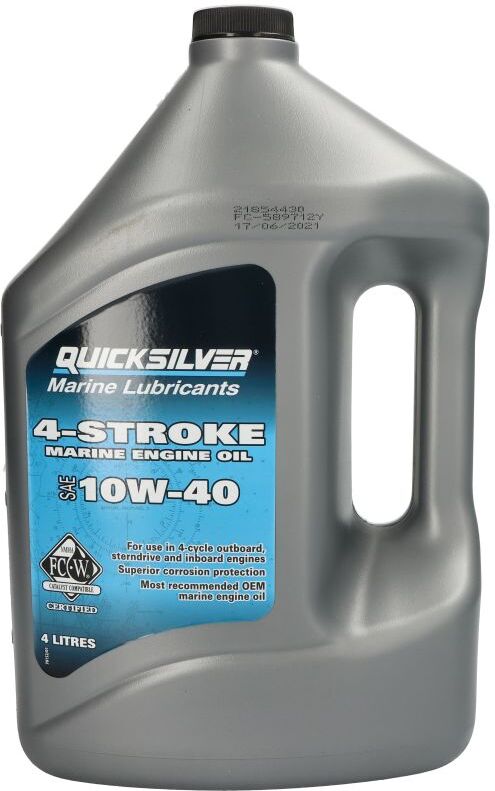 Motoröl QUICKSILVER 8M0180934 4T Marine 10W40 Mineral 4L