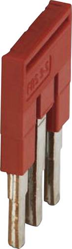 Phoenix Contact Steckbrücke FBS 3-5 Belastungsstrom 24A Farbe rot, Werkstoff Kupfer (Cu) - 1Stück