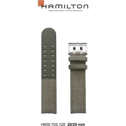 Hamilton - Khaki Field Auto Band-set Leinen Grün-20/20 H690.705.120 - grün