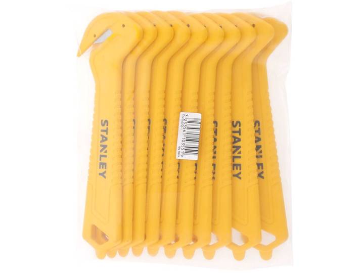 Stanley STHT10355-1 - Veiligheidsmes - Foliesnijder - Geel - Wegwerp