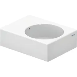 Duravit Design Classics Waschtisch Scola 0685600000 61,5 x 46 cm, Weiß Hochglanz, Becken rechts