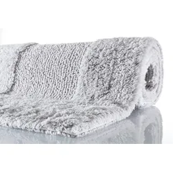 Kleine Wolke Badteppich Havanna Silbergrau 70 cm x 120 cm