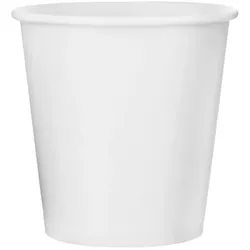 MONOUSO - Pappbecher Weiß 4Oz/120ml Ø6,2cm (50 Stück)