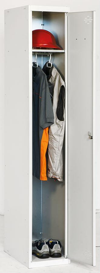 Simonrack Demontabele metalen kast met 1 deur, Breedte: 30 cm, Diepte: 50 cm, Hoogte: 180 cm