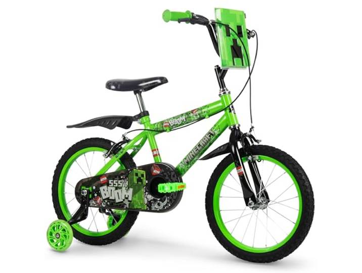 Huffy Minecraft 16 Kinderfahrrad für 5-7 Jahre - Grün