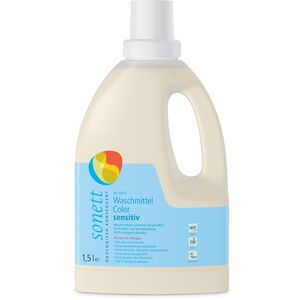 Sonett Waschmittel Color Sensitiv, DE5050, flüssig, ökologisch, 1,5 Liter, Waschladungen 21