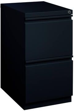 Hirsh 20-inch-deep Steel Mobile Two-drawer File Pedestal with Lock