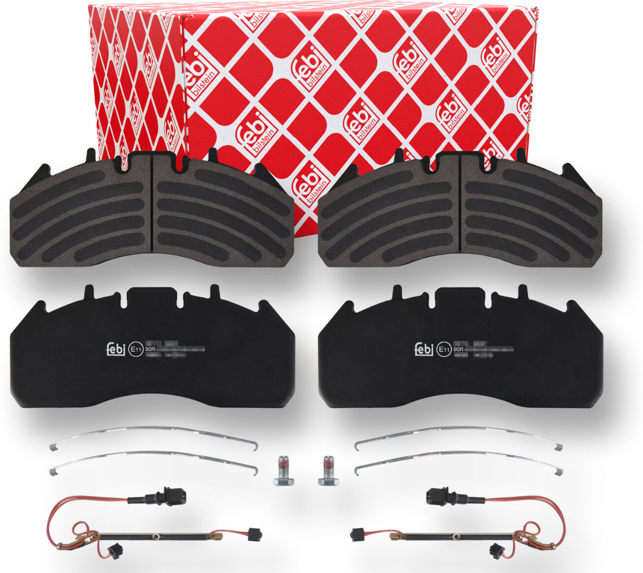 Febi Bilstein Bremsbelagsatz, Scheibenbremse 16690 Hinterachse Für Daf Volvo Renault Trucks