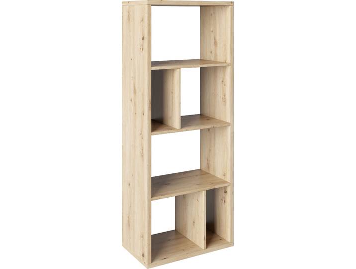 Bücherregal INOSIGN Felicia , braun (artisan eiche), B:58cm H:146,6cm, Holzwerkstoff, Regale, Bücherregal