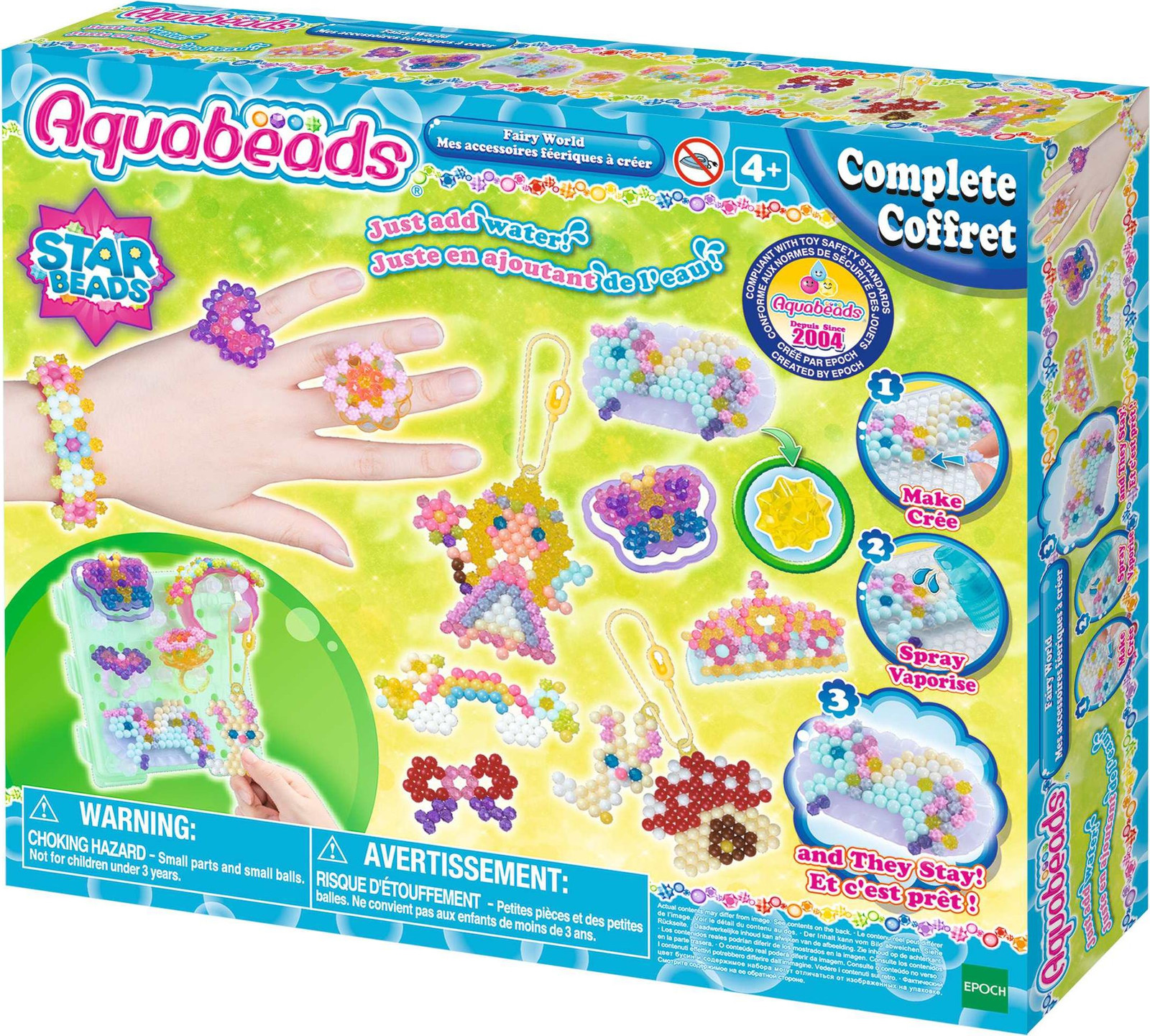 Aquabeads Box met 820 magische accessoires voor kinderen vanaf 4 jaar