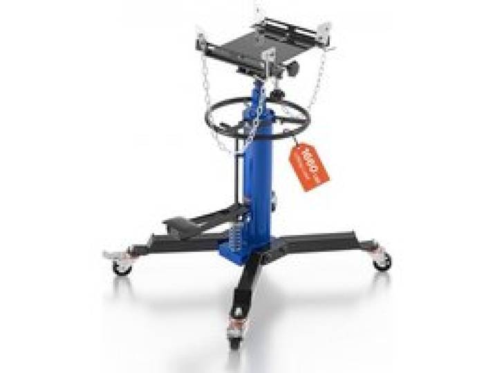 VEVOR Vérin de Fosse Hydraulique Capacité de Levage 750 kg, Cric de Transmission Télescopique, avec Roue Pivotante à 360°, Hauteur de Levage 88-176 cm, pour Soulever Boîte de Vitesse, Garage Atelier