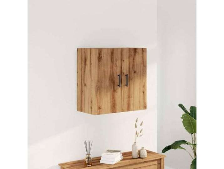 KTHLBRH Wandschrank Eiche Handwerk 60 x 31 x 60 cm Spanplatte Wandmontage, großer Raum, feuchtigkeitsbeständig, Ausstellungsregal für Dekorationen