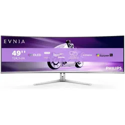 Philips Evnia 49M2C8900/00 (5120 x 1440 Pixel, 48.90"), Monitor, Weiss