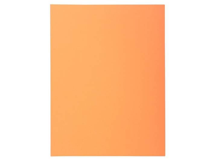 EXACOMPTA Paquet de 50 chemises 2 rabats SUPER 210 - 24x32cm - Orange
