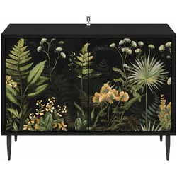 vidaXL, TV Möbel, Cordorano (Dschungelmotiv) (33 x 69 x 50.50 cm)