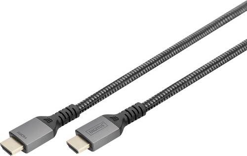 DIGITUS HDMI 2.1 Kabel A -A St./St. Alu/Nylon 8K 60Hz 3,0m Multimedia-Technik HDMI-Kabel