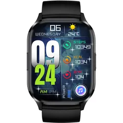 Mento AMOLED Smartwatch mit 2.01“ Display schwarz