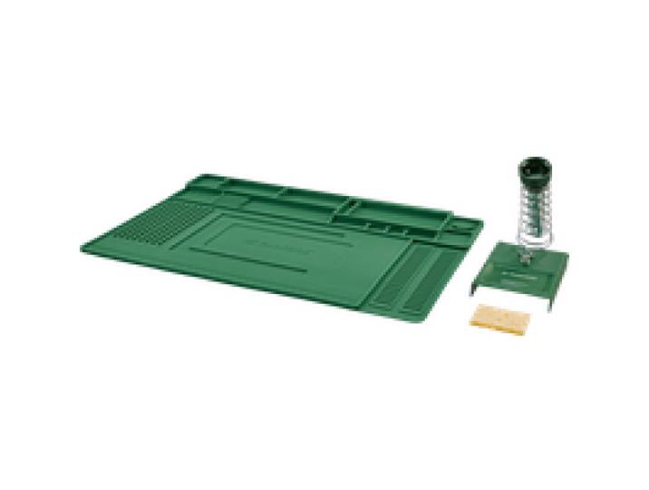 PARKSIDE® Pompe à dessouder ou Tapis de soudure et support pour fer à souder ou 3e main flexible avec lampe pour soudage (kit de support de fer à souder)