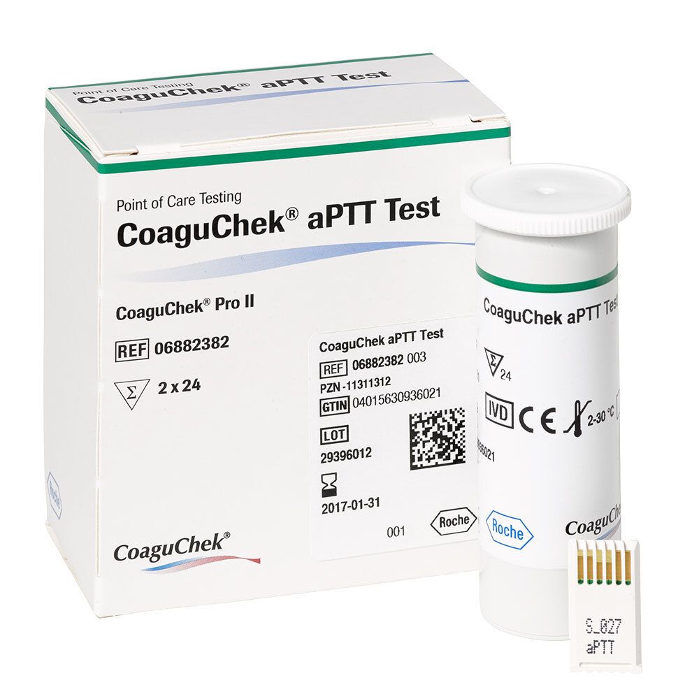 Coaguchek aPTT Test 2x24 St Teststreifen