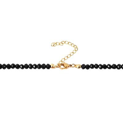 Kette ohne Anhänger ADELIA´S "Halskette mit Anhänger – Lebensbaum aus Glas", schwarz, Halsketten, Damen, 42cm, Ideal als Geschenk zum einen besonderen Tag
