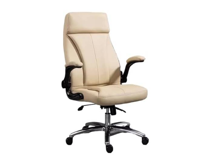 M4VJjuhEC Chaiselongue Computertischstuhl mit gepolsterten, hochklappbaren Armlehnen(Khaki)