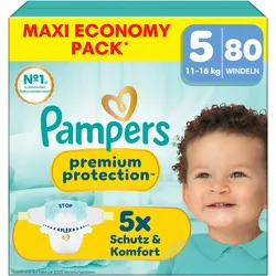 Pampers Premium Protection (Gr. 5, Tragepack, 80 Stk.)
