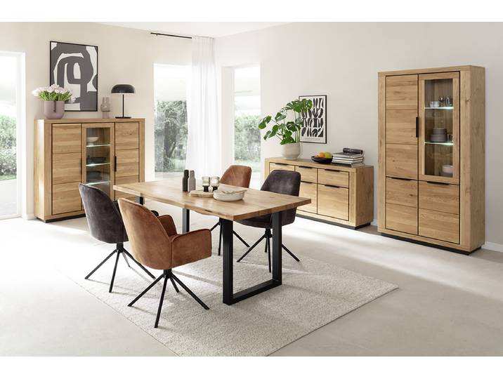 Highboard 153 cm 153 x 142 x 40cm Braun