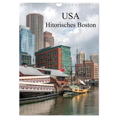 USA - Historisches Boston (Wandkalender 2027 DIN A4 hoch), CALVENDO Monatskalender