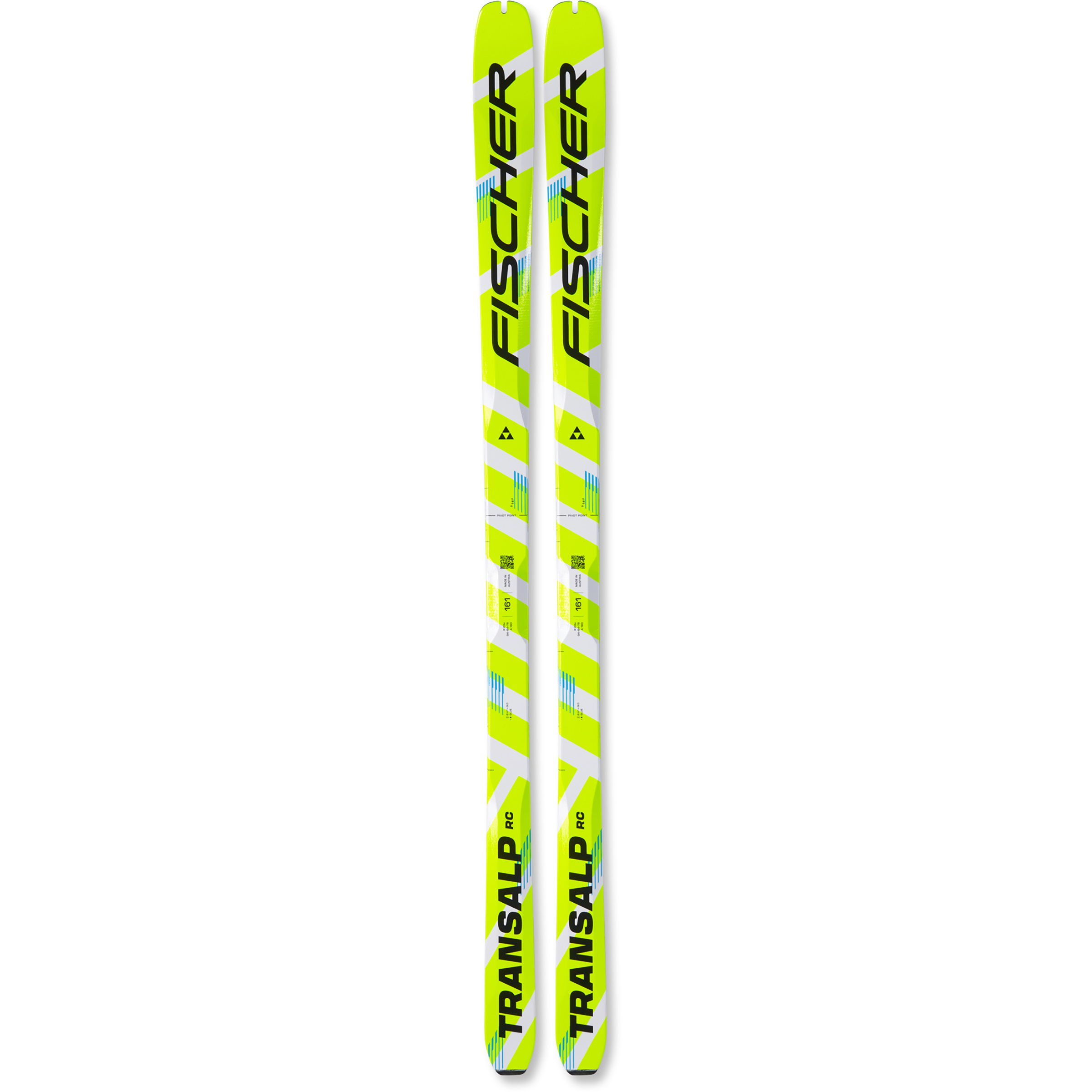 Fischer Transalp RC Tourenski Tourenski gelb Größe 161CM Skihochtour | Skitour