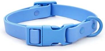 Uplifted Finds Flex Fit Waterproof Identification Collar blue m