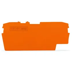 WAGO Abschlussplatte u. Zwischenplatte 2002-1692 orange 1mm