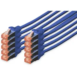 Digitus CAT 6 S/FTP Patchkabel, 10 Stück