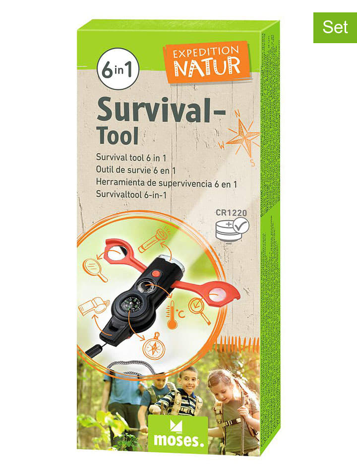 moses. 2er-Set: Survivaltools - ab 8 Jahren - onesize