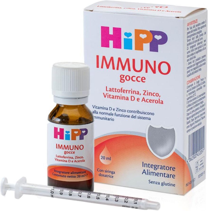 HIPP ITALIA Srl HiPP, Immuno Gocce, 20 ml