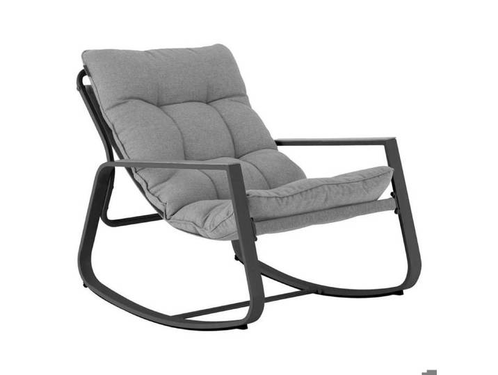 Fauteuil à bascule de jardin  Felinio  gris - Hespéride