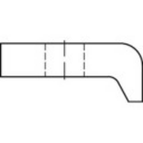 TOOLCRAFT Klemmplatten 18mm Stahl feuerverzinkt 137760 1 St. (Ø x L) 60mm x 18mm