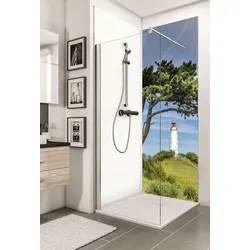 Schulte Decodesign Duschrückwand Foto Leuchtturm.. - Duschkabine