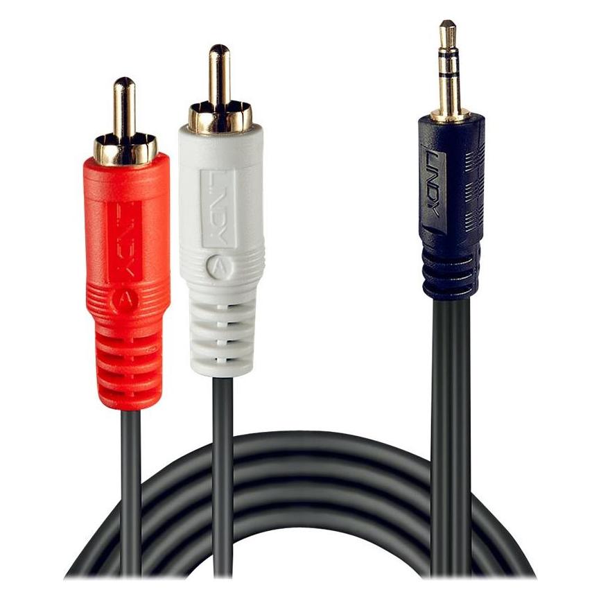 Lindy Klinke - Cinch N (10 m, AUX Kabel, Cinch Kabel) (35685)