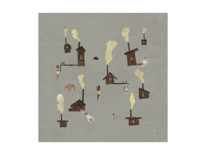 Fine Little Day Poster Sauna 50x50 cm
