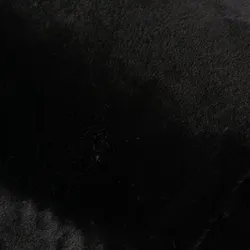 Plüschstoff "Pia", schwarz