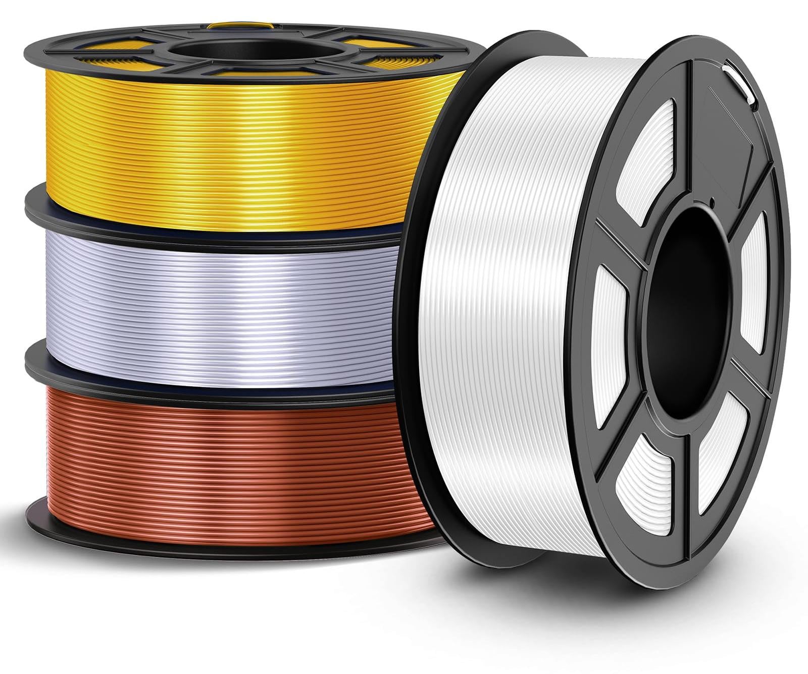 Famanu Glanzend Silk PLA Filament 1,75mm, 4kg (4 x 1kg)