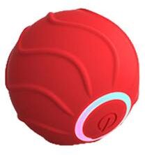 Uplift Picks USB Rechargeable Smart Cat Rolling Ball For Automatic Bouncing And Indoor Play red
