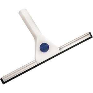 Haug-Bürsten Fensterabzieher Aluleiste, für Glas, mit Gummilippe & Aluminiumschiene, Breite 35 cm