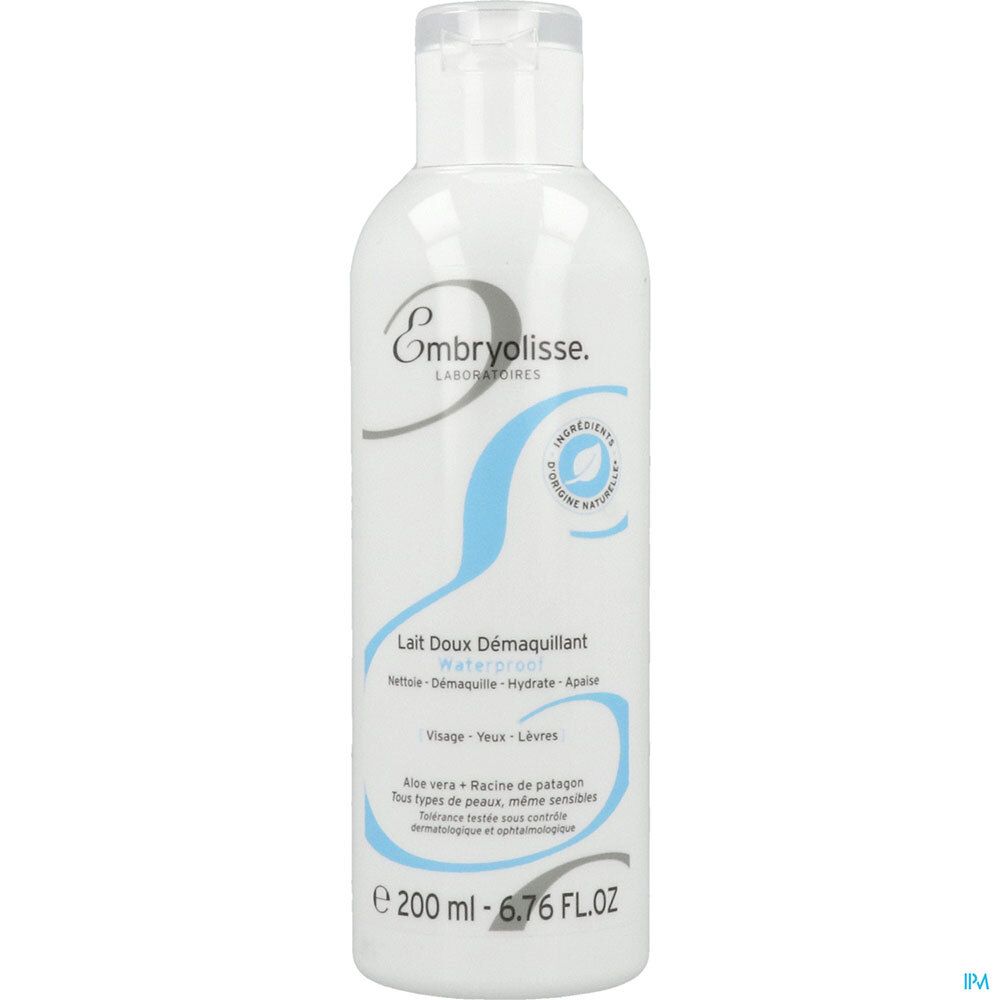 Embryolisse Lait Doux Démaquillant Waterproof - doux démaquillant waterproof. fl 2 200 ml Milch