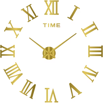 Inspire Picks Modern 3D DIY Wall Clock Large Acrylic Mirror Sticker Quartz Decors 033g