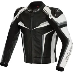 Büse Mille, Lederjacke - Schwarz/Weiß/Grau - 50