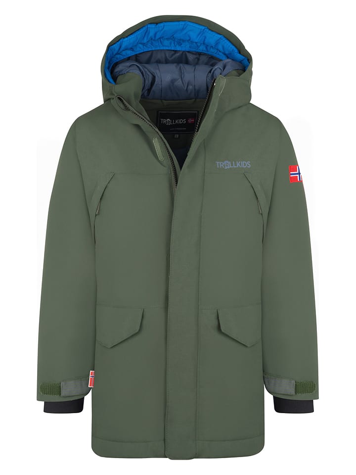 Trollkids Parka "Harstad" in Grün - 116