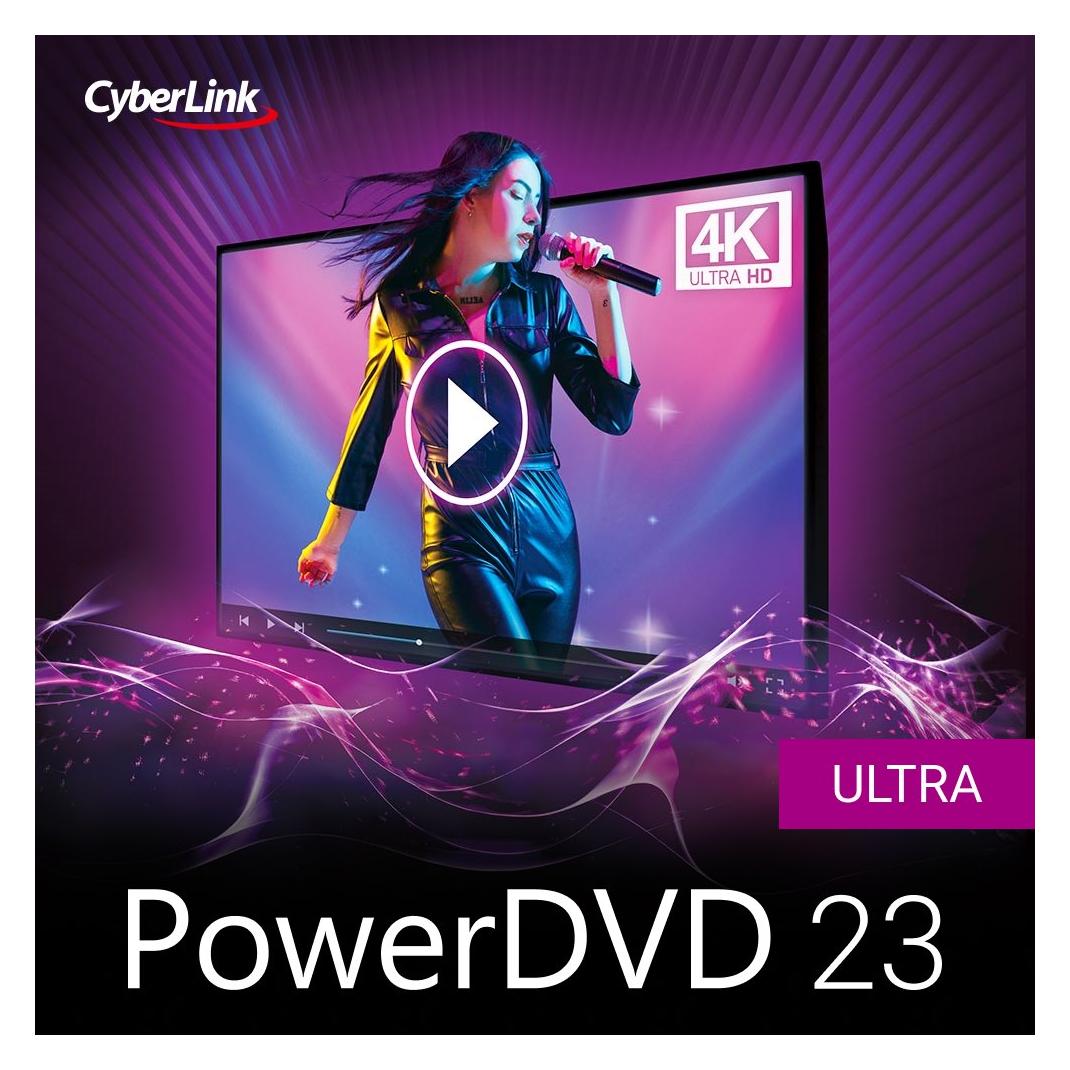 CyberLink PowerDVD 23 Ultra (1 User, 1 Geräte/User, unbegrenzt) (DVD-0N00-IWU0-00)