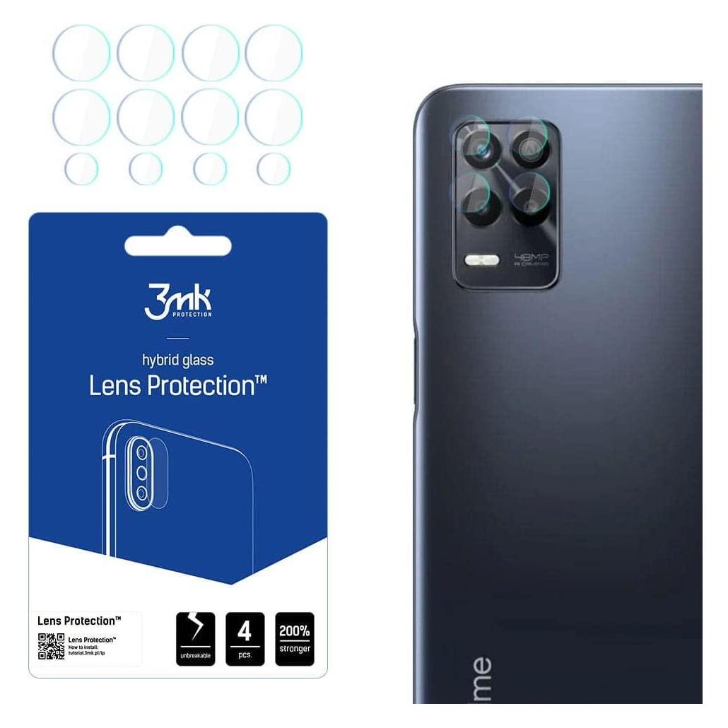 3MK hybrid glass Lens Protection for Realme 9 5G (4 Stk., Realme 9 5G) (GSM116659)